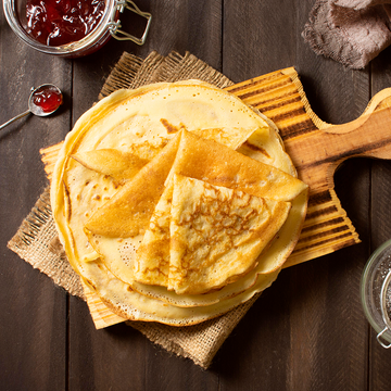 Flours collection - gluten-free cassava and sweet potato flour for baking