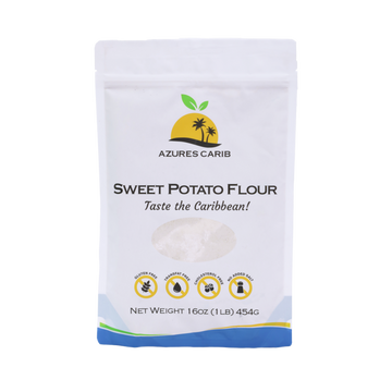 Azures Carib Sweet Potato Flour 1lb - paleo-friendly flour for healthy baking